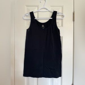 Rock & Republic black stretchy layering tank size L